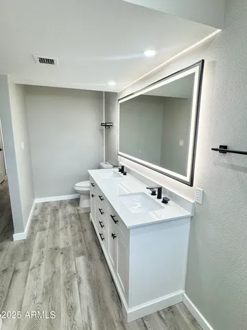 a view of wooden floor