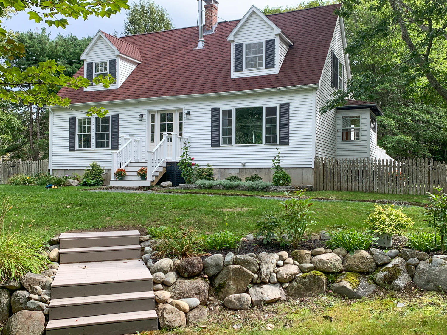 58 Indian Point Road Bar Harbor, ME 04609 - Photo 1 of 52 Front of Home_Garden Steps