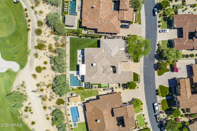 a view of a city with a mountain