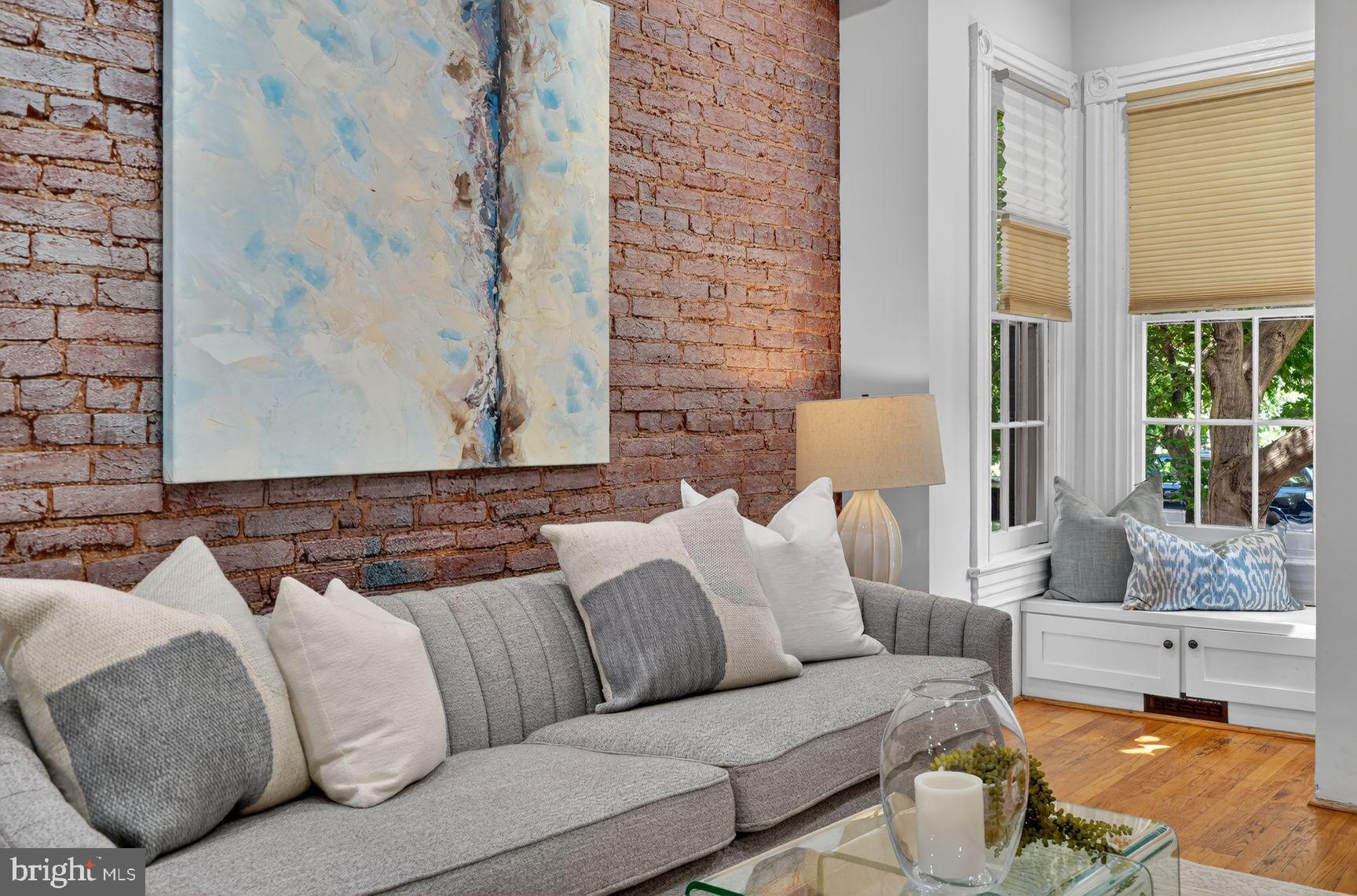 142 D Street Southeast Washington, DC 20003 - Photo 4 of 29 Exposed brick