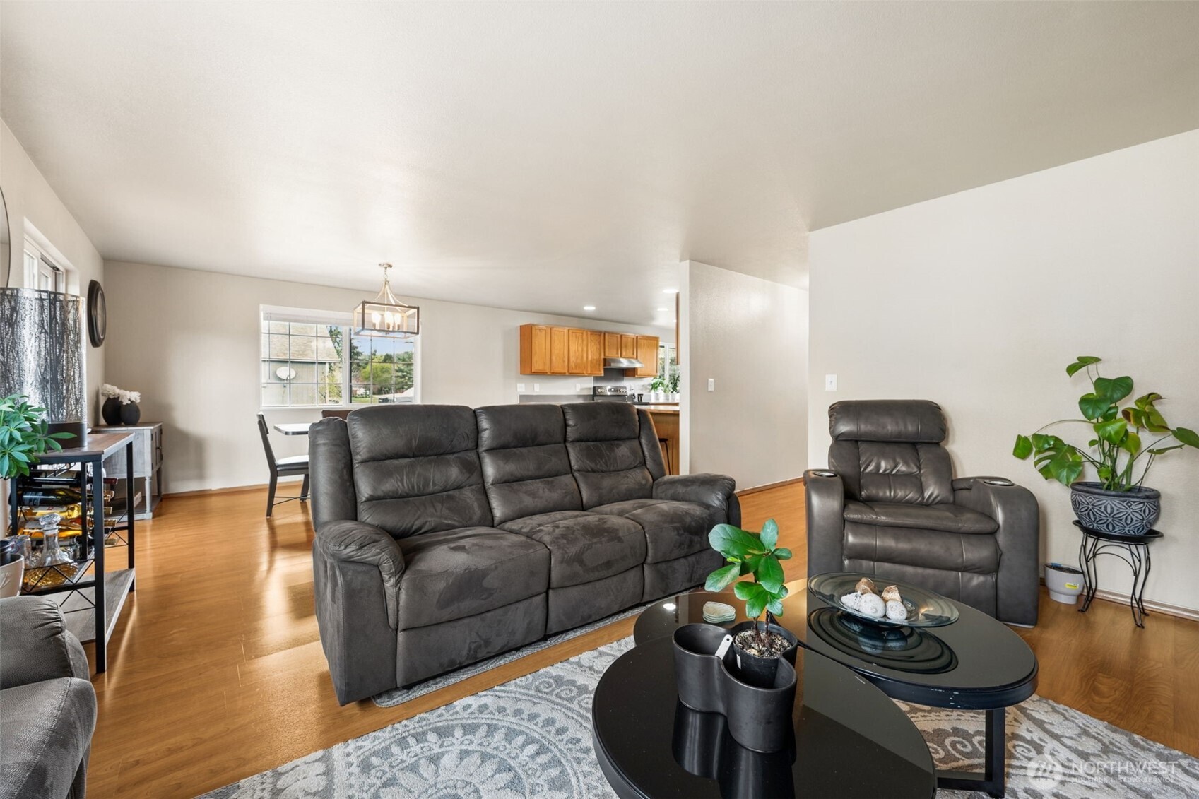 17837 Gilbert Street Southeast Tenino, WA 98589 - Photo 11 of 32 a living room with furniture and wooden floor