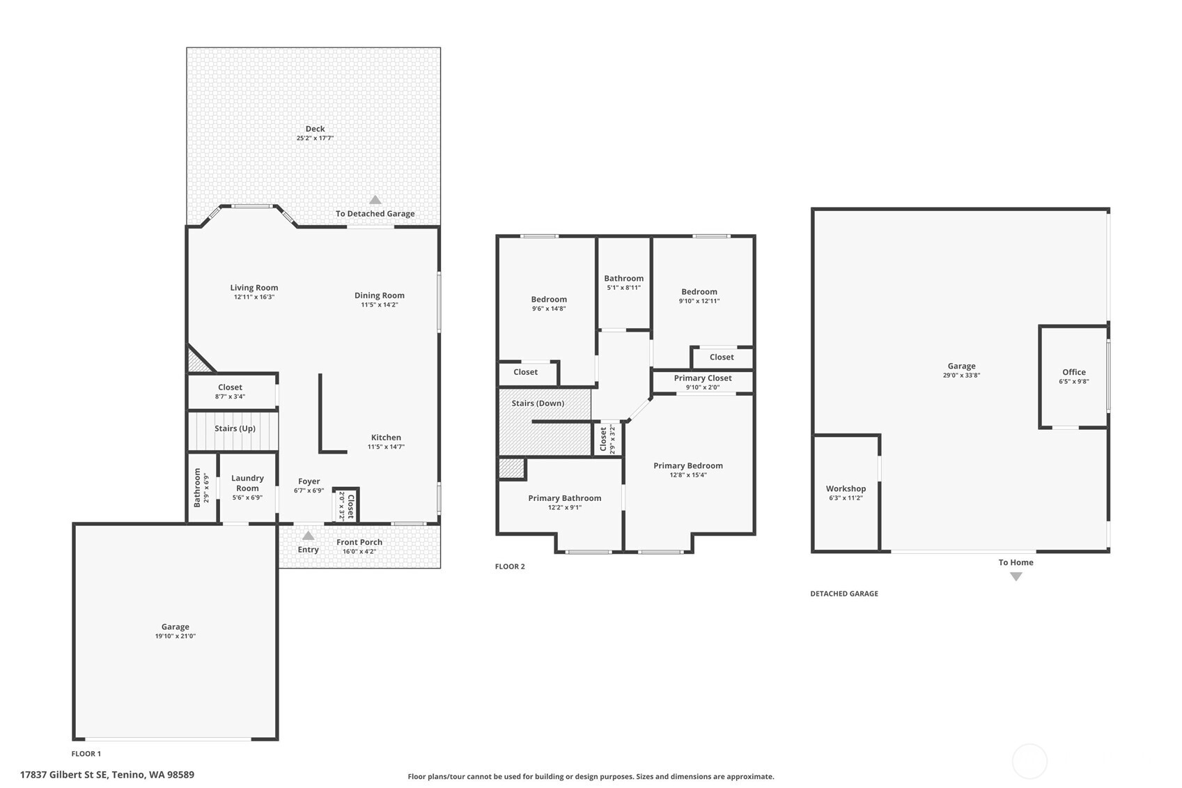 17837 Gilbert Street Southeast Tenino, WA 98589 - Photo 19 of 32 a picture of a floor plan