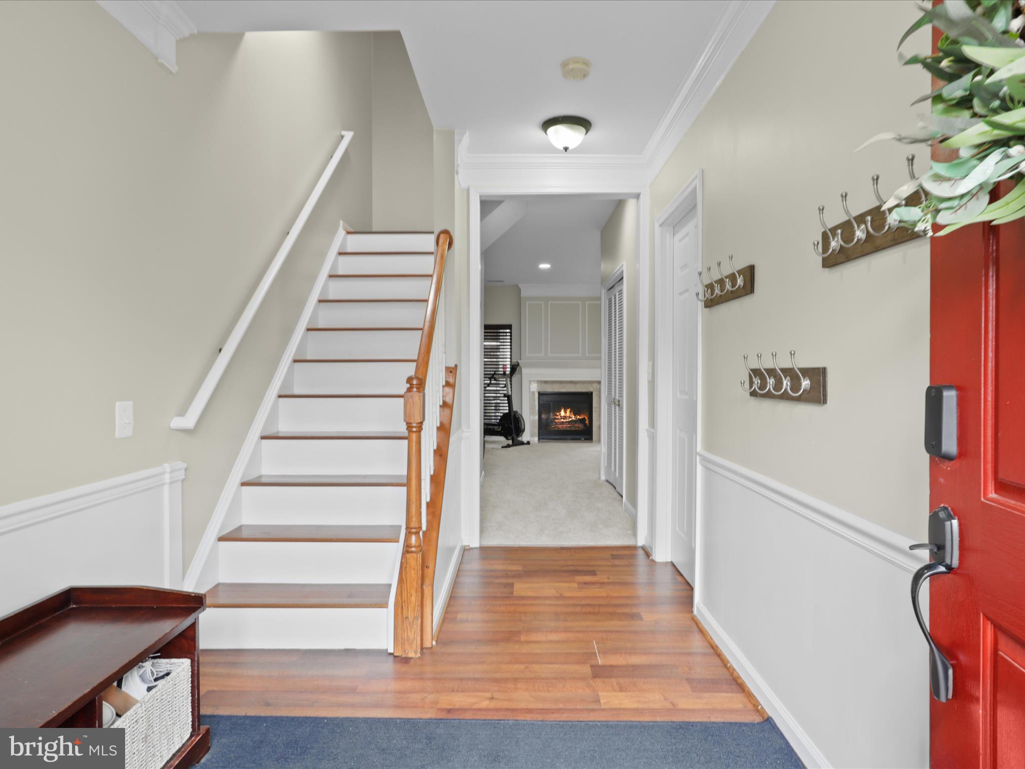 43271 Chokeberry Square Ashburn, VA 20147 - Photo 3 of 45 a view of a hallway view with staircase