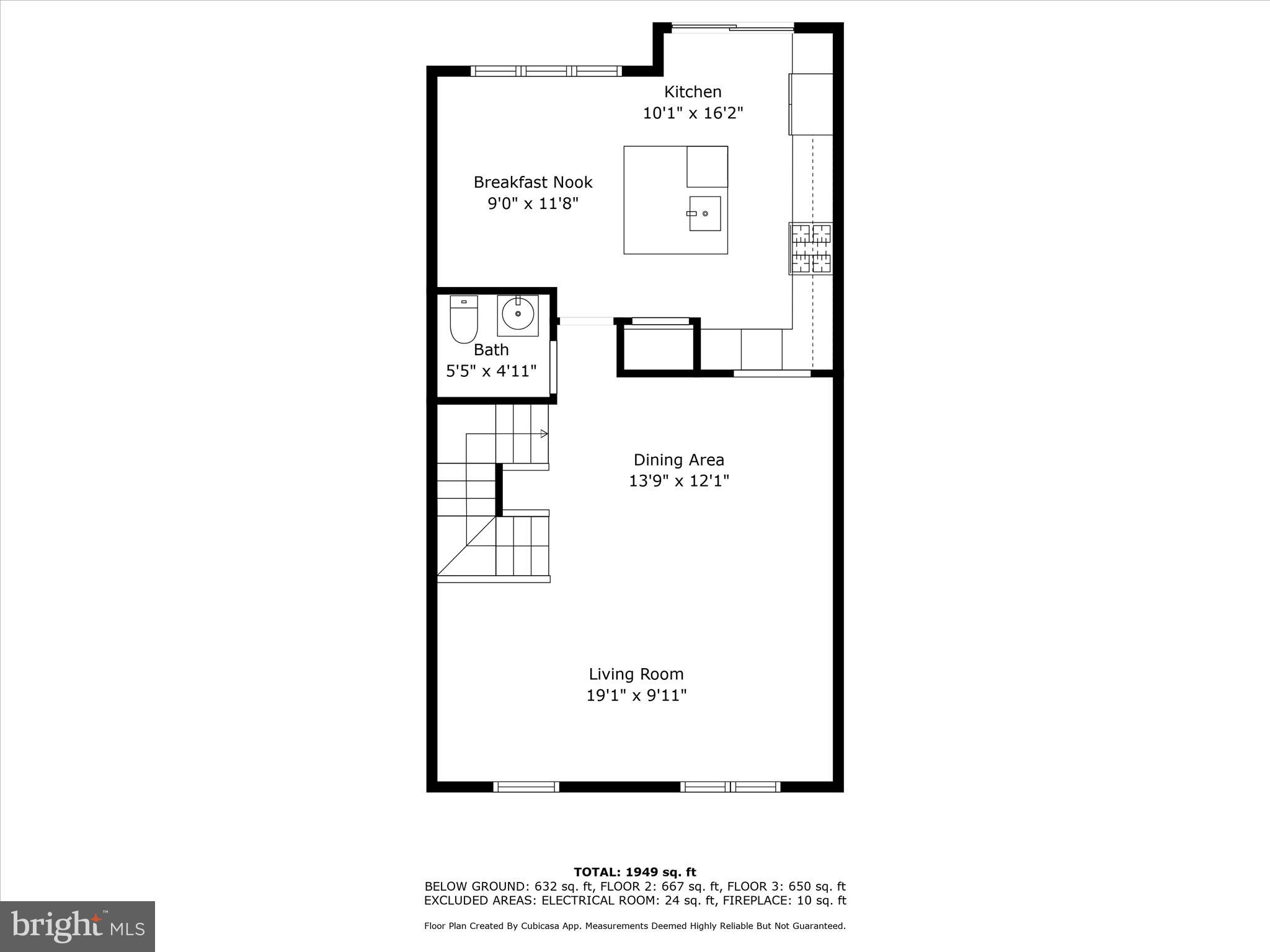 43271 Chokeberry Square Ashburn, VA 20147 - Photo 38 of 45 a picture of a bench in front of a wall