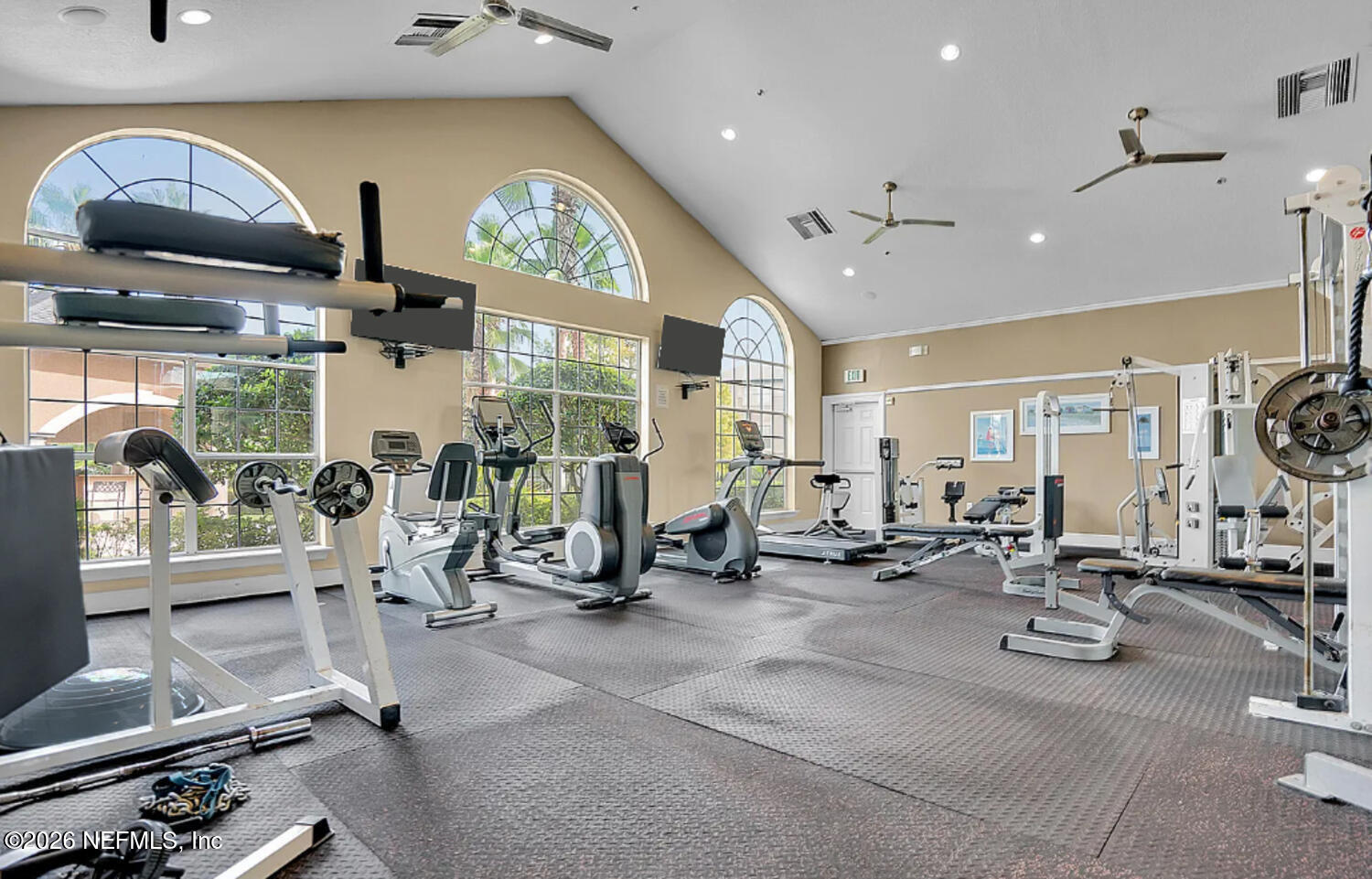 10961 Burnt Mill Road, Unit 317 Jacksonville, FL 32256 - Photo 30 of 39 a view of a room with gym equipment