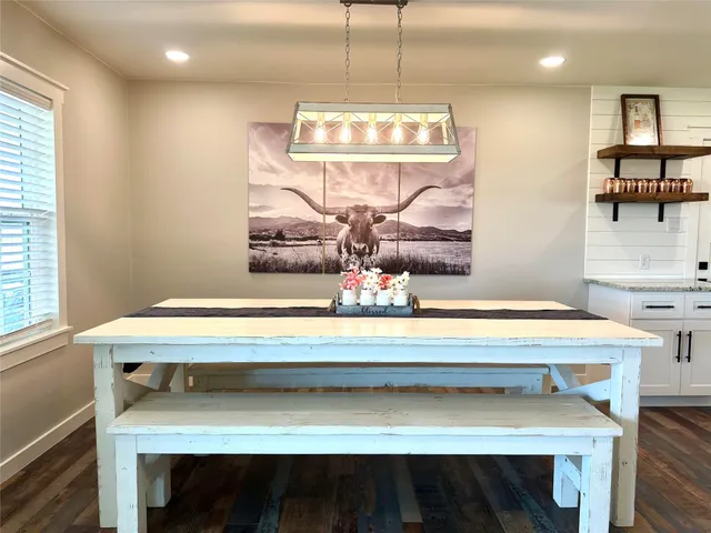 a view of counter top space with granite countertop furniture