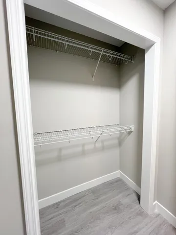 a view of walk in closet
