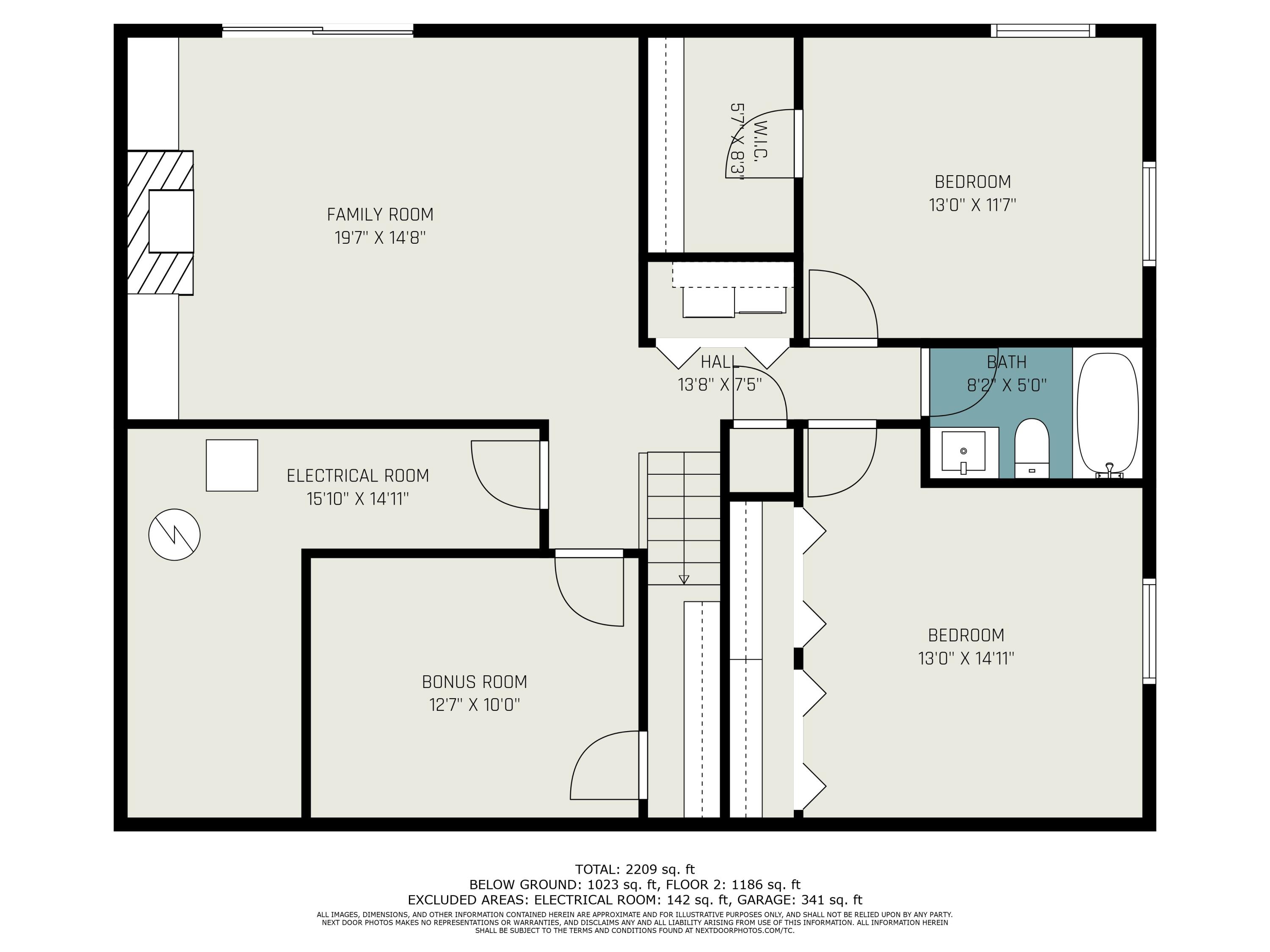 3250 Reynolds Road Jackson, MI 49201 - Photo 41 of 41 3250 Reynolds Lower Floor Plan