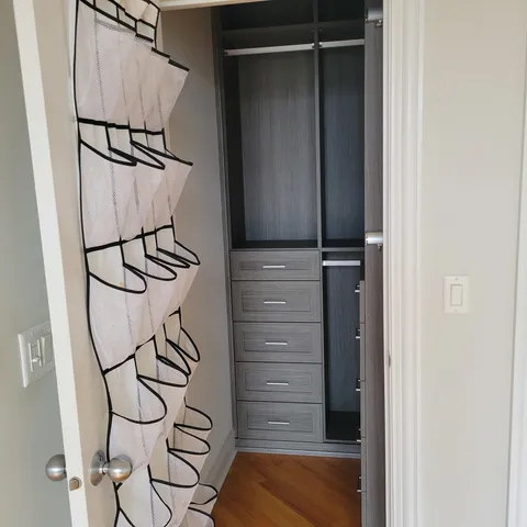 a view of wooden stair