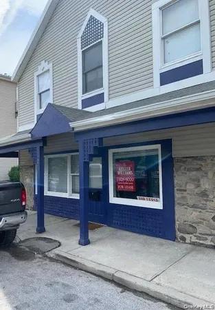 a front view of a house with entryway