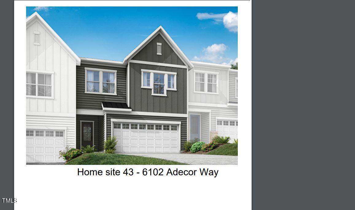 6102 Adecor Way Raleigh, NC 27617 - Photo 1 of 12 Felix home site 43 exterior rendering