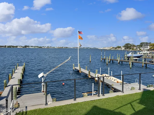 a view of a terrace with a bench