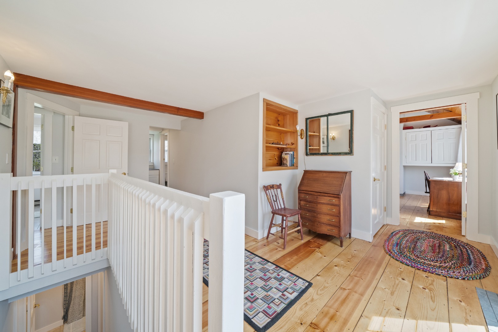 357 West Tisbury Road Edgartown, MA 02539 - Photo 16 of 33 a bedroom with furniture and a wooden floor