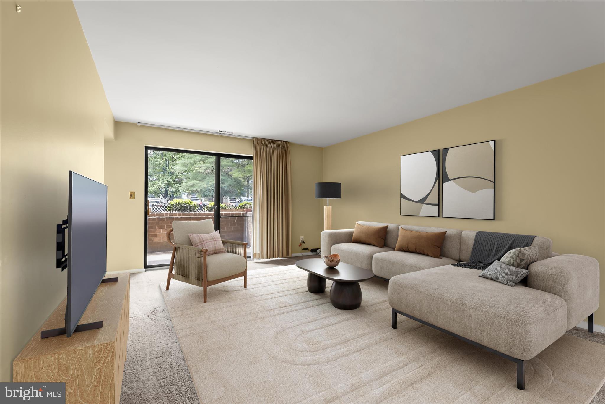 2 Glenamoy Road, Unit 101 Lutherville-Timonium, MD 21093 - Photo 13 of 30 Living Room - Virtually Staged