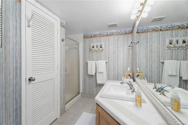 a bathroom with a sink and a tub