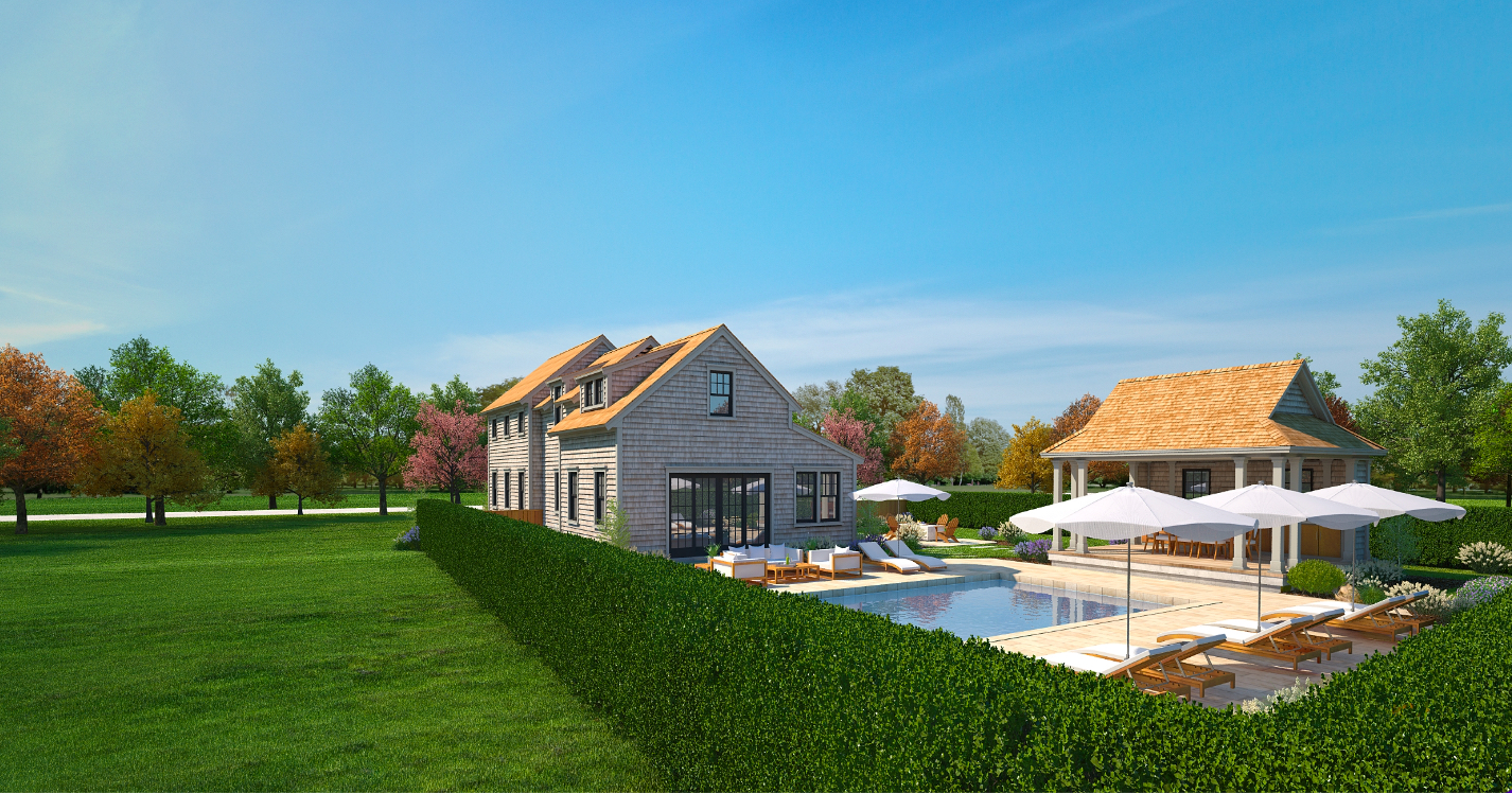 7 Gray Avenue Nantucket, MA 02554 - Photo 3 of 3 an aerial view of a house with swimming pool garden and patio
