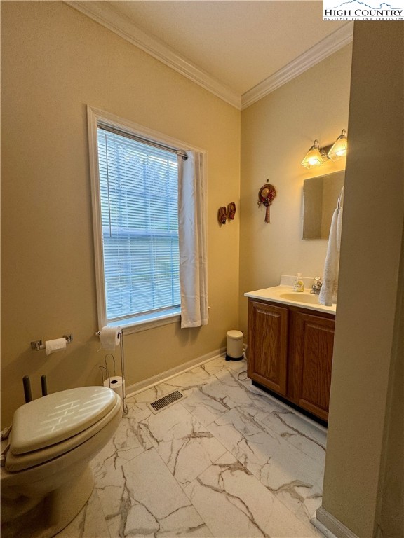 449 Meadow Ridge Drive Jefferson, NC 28640 - Photo 23 of 40 a bathroom with a granite countertop sink toilet and shower