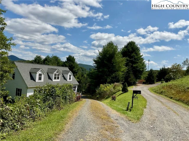 a view of a garden with a slide