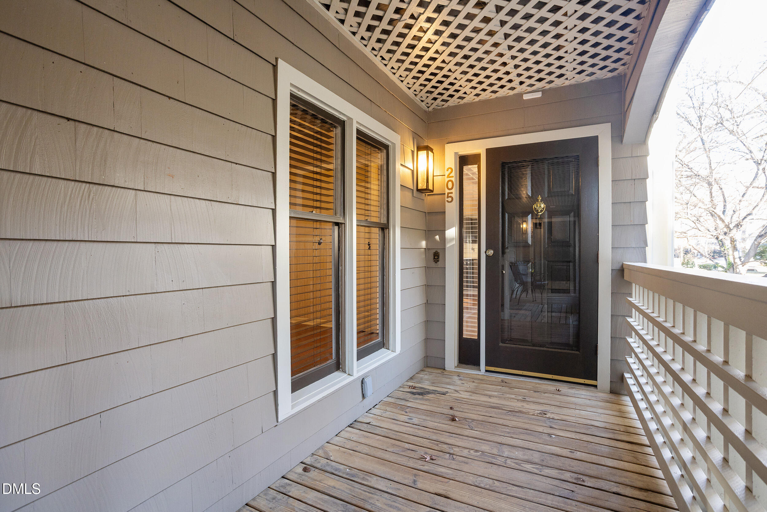 730 Washington Street, Unit 205 Raleigh, NC 27605 - Photo 21 of 23 a view of a wooden door