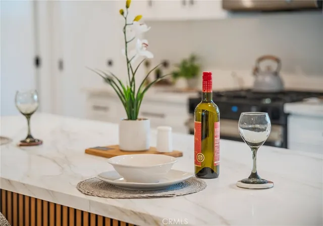 a vase of flowers on a table