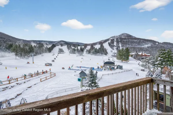 a view of outside space and mountain view
