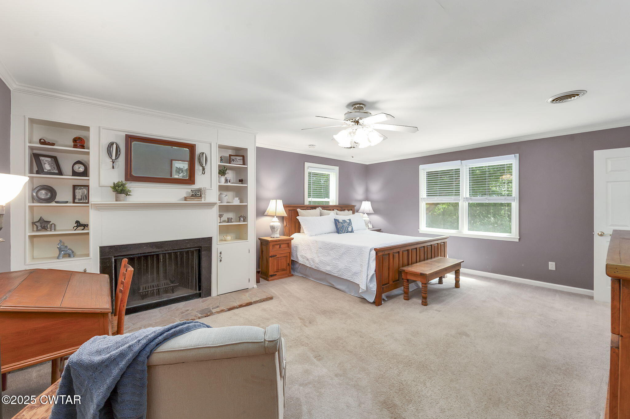 114 Old Stage Road Jackson, TN 38305 - Photo 21 of 50 a living room with furniture and a fireplace