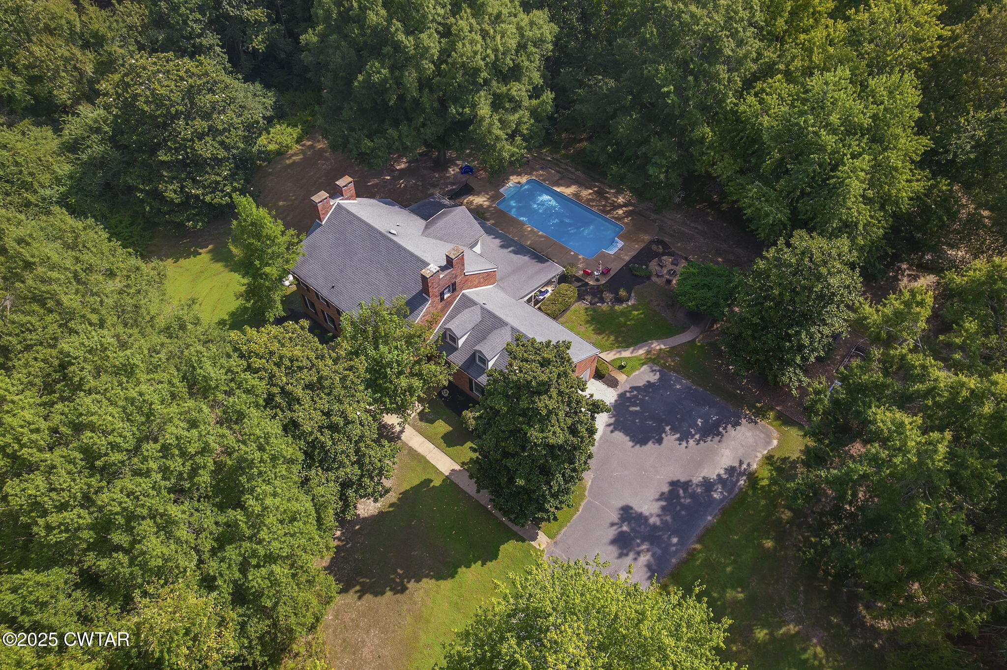 114 Old Stage Road Jackson, TN 38305 - Photo 41 of 50 an aerial view of a house with yard