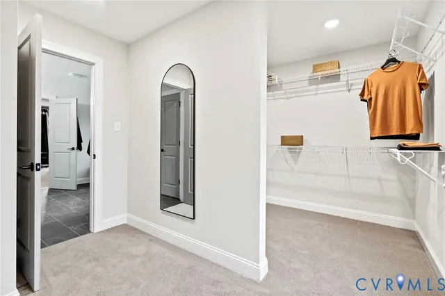 a view of walk in closet