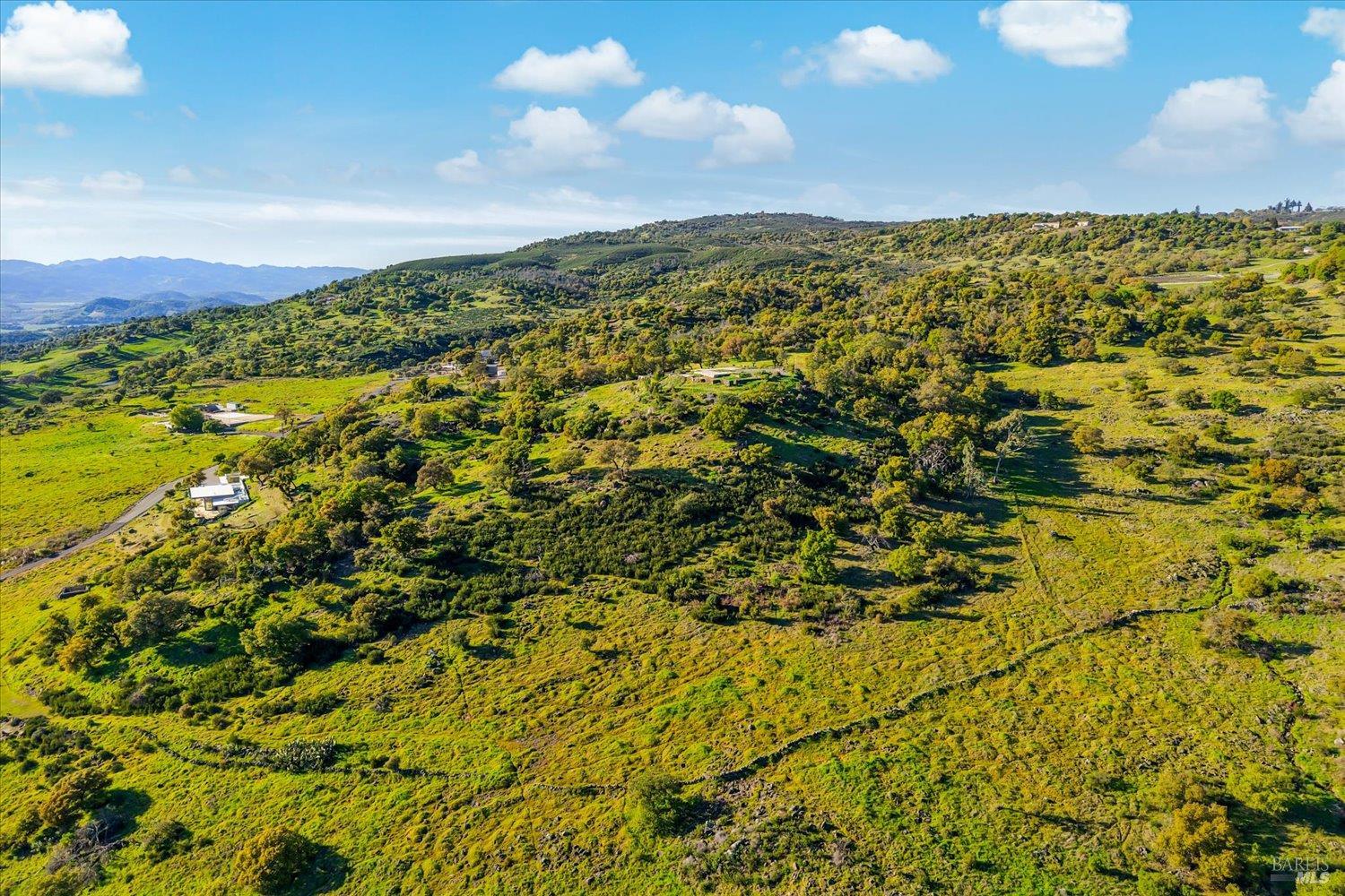 2355 Atlas Peak Road Napa, CA 94558 - Photo 11 of 22 Aerial view looking north / west towards Yountville