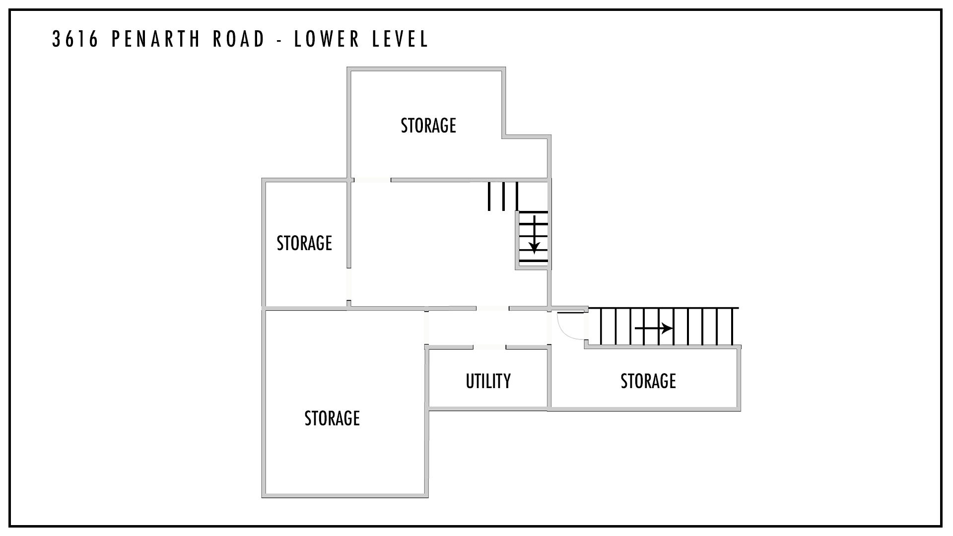3616 Penarth Road Southwest Roanoke, VA 24014 - Photo 46 of 48 Floorplan-lowerlevel