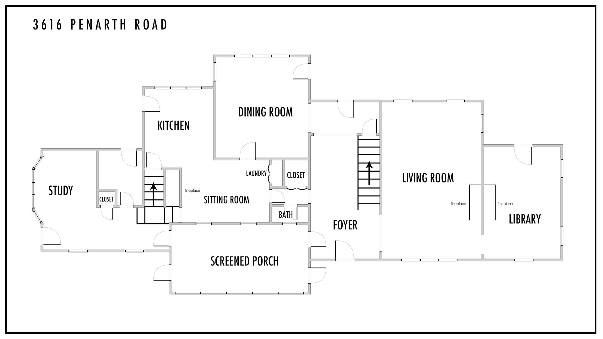 3616 Penarth Road Southwest Roanoke, VA 24014 - Photo 47 of 48 Floorplan-main