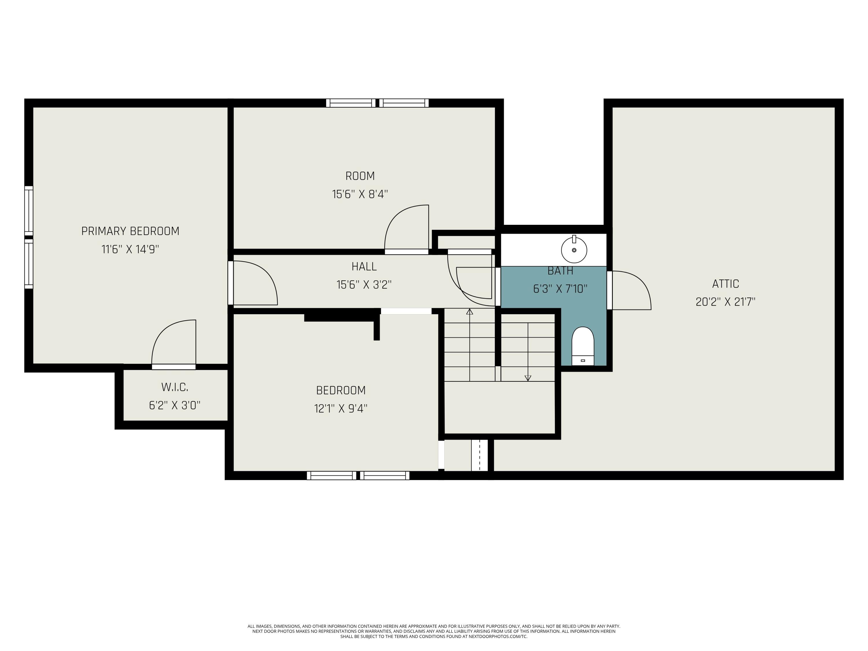8263 South Scottdale Road Berrien Springs, MI 49103 - Photo 32 of 33 Upper Level Floor Plan