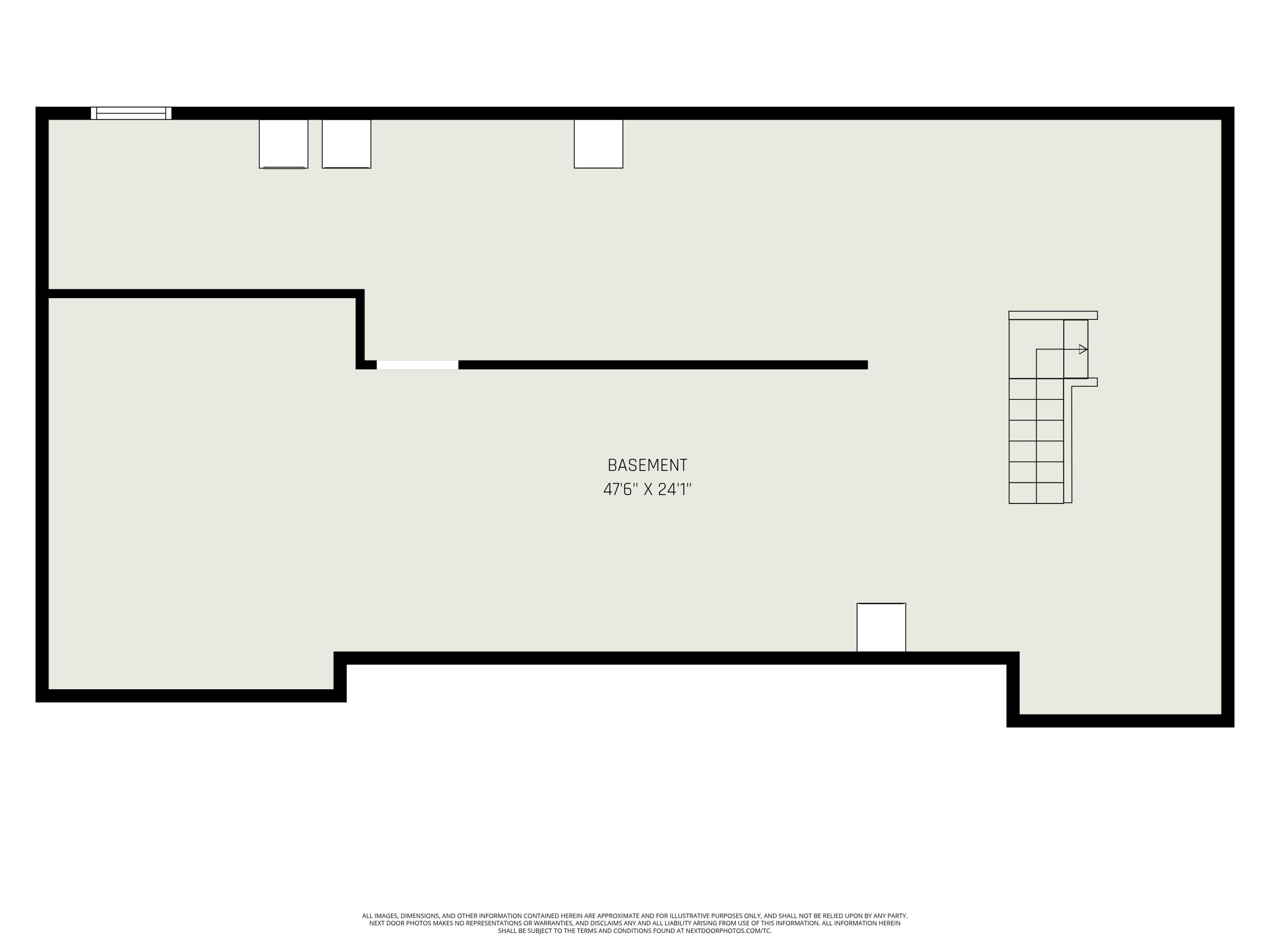8263 South Scottdale Road Berrien Springs, MI 49103 - Photo 33 of 33 Basement Floor Plan