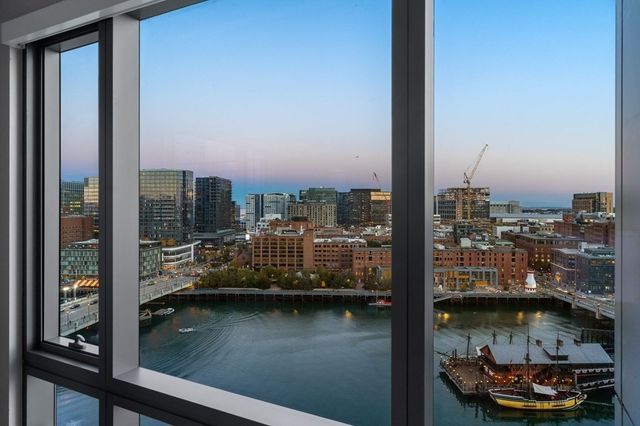a view of a lake from a balcony