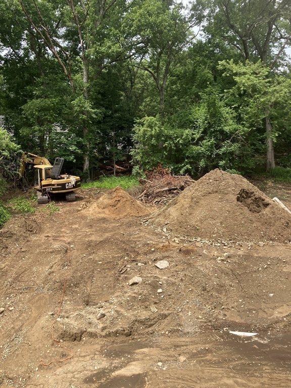 485 Main Street Millis, MA 02054 - Photo 31 of 31 a backyard of a house with lawn chairs plants and large trees