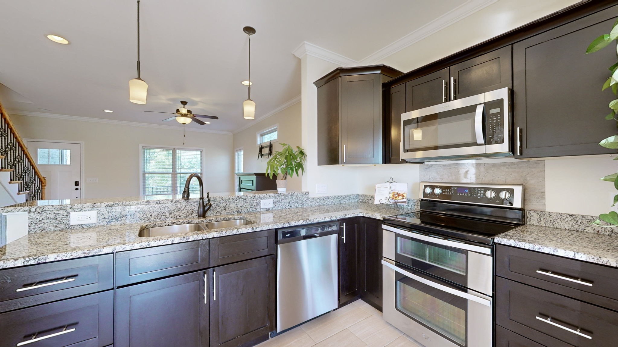 2155 Turner Road Watertown, TN 37184 - Photo 9 of 49 a kitchen with a sink stove and microwave
