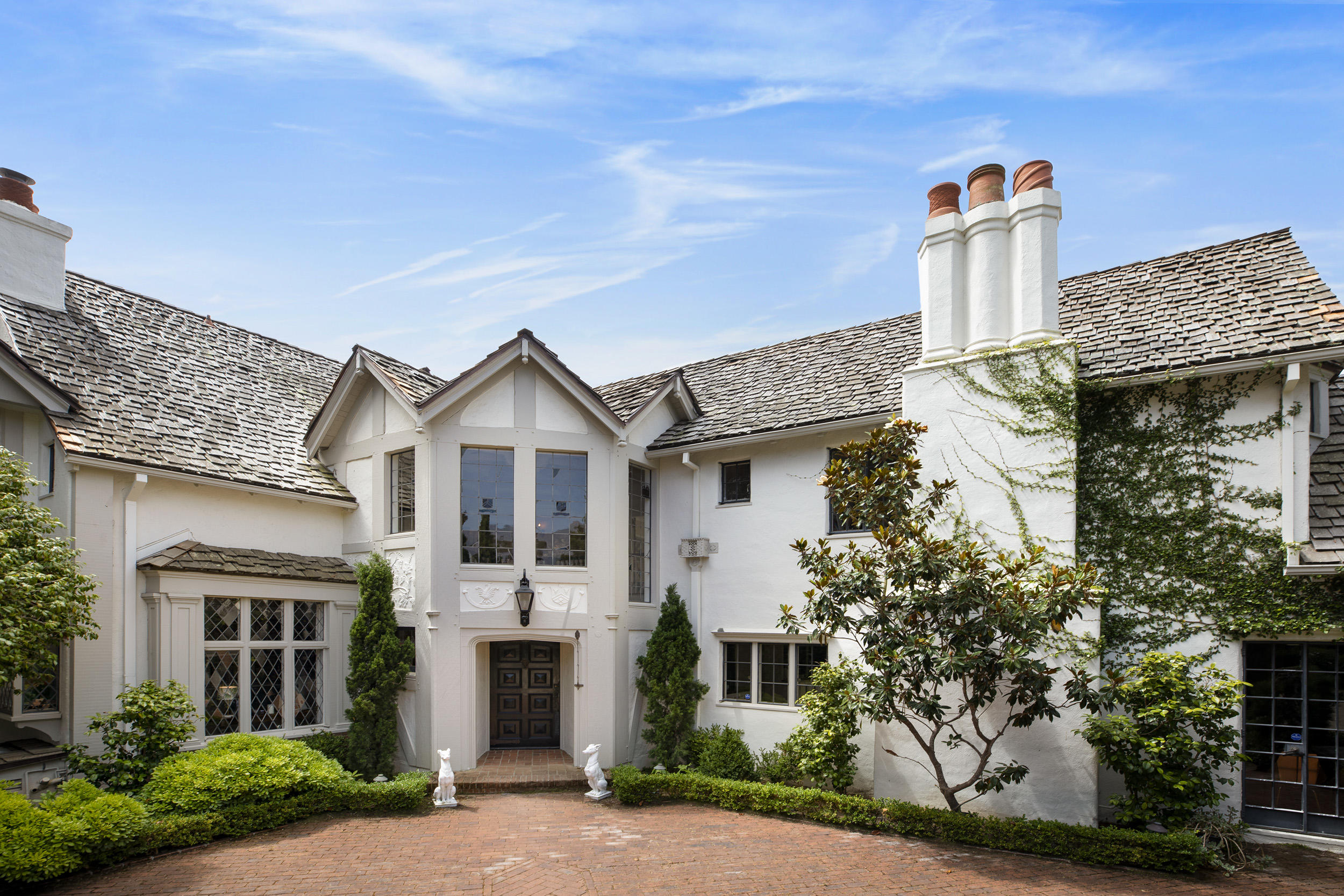 165 Middle Road Santa Barbara, CA 93108 - Photo 13 of 38 a front view of a house with a garden and plants