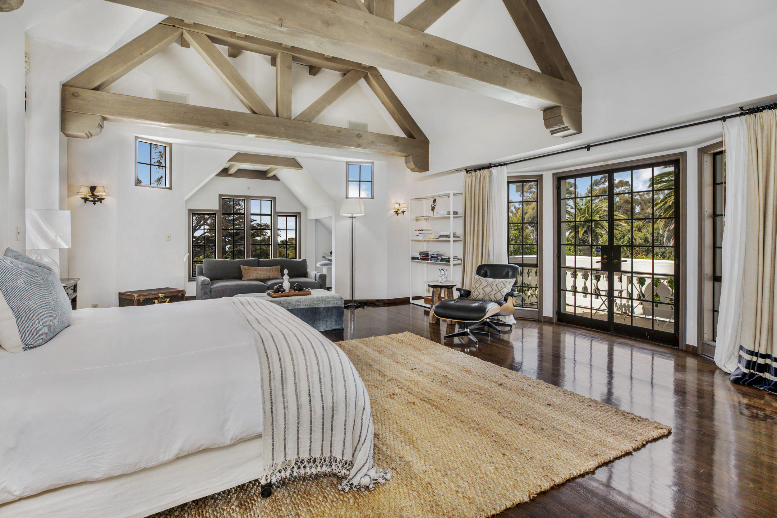 165 Middle Road Santa Barbara, CA 93108 - Photo 26 of 38 a bed room with a bed and a large window