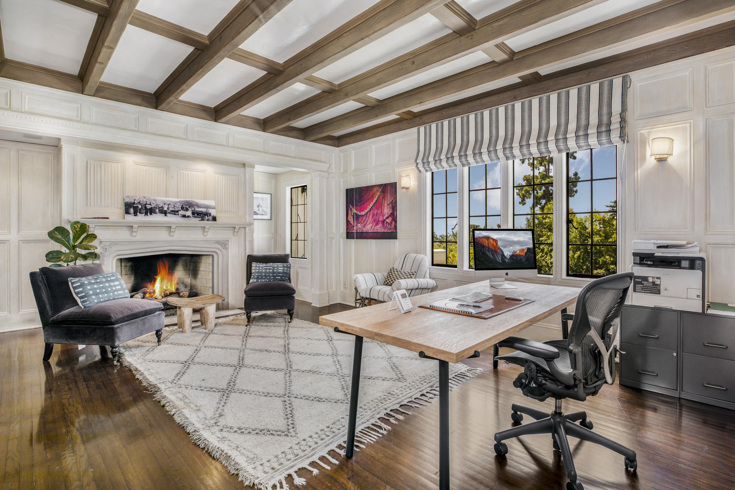 165 Middle Road Santa Barbara, CA 93108 - Photo 28 of 38 a view of a dining room with furniture window and wooden floor