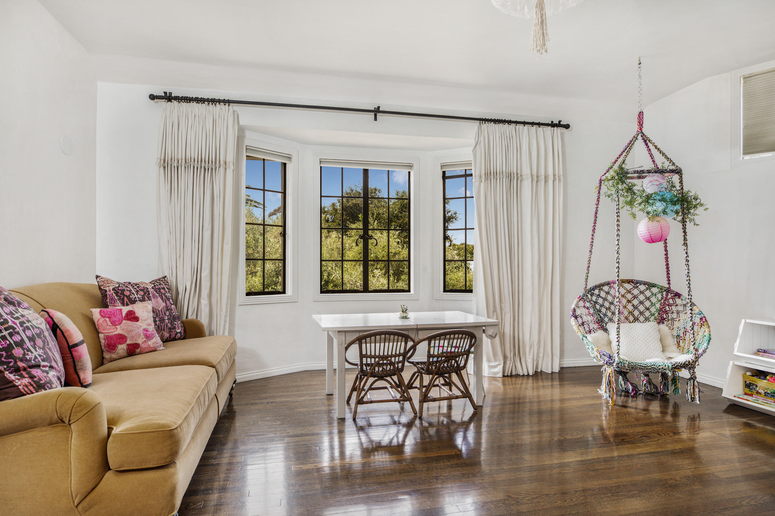 165 Middle Road Santa Barbara, CA 93108 - Photo 33 of 38 a living room with furniture and a large window