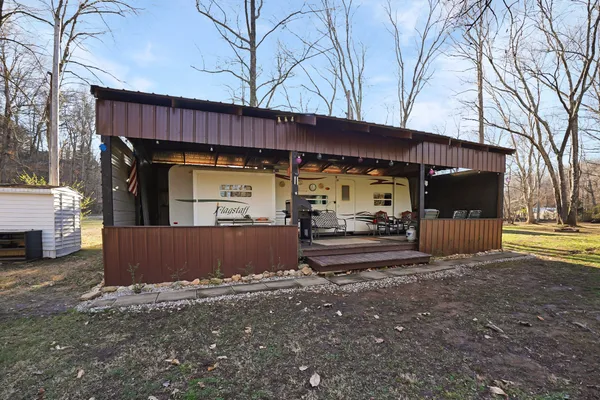 a view of a car garage