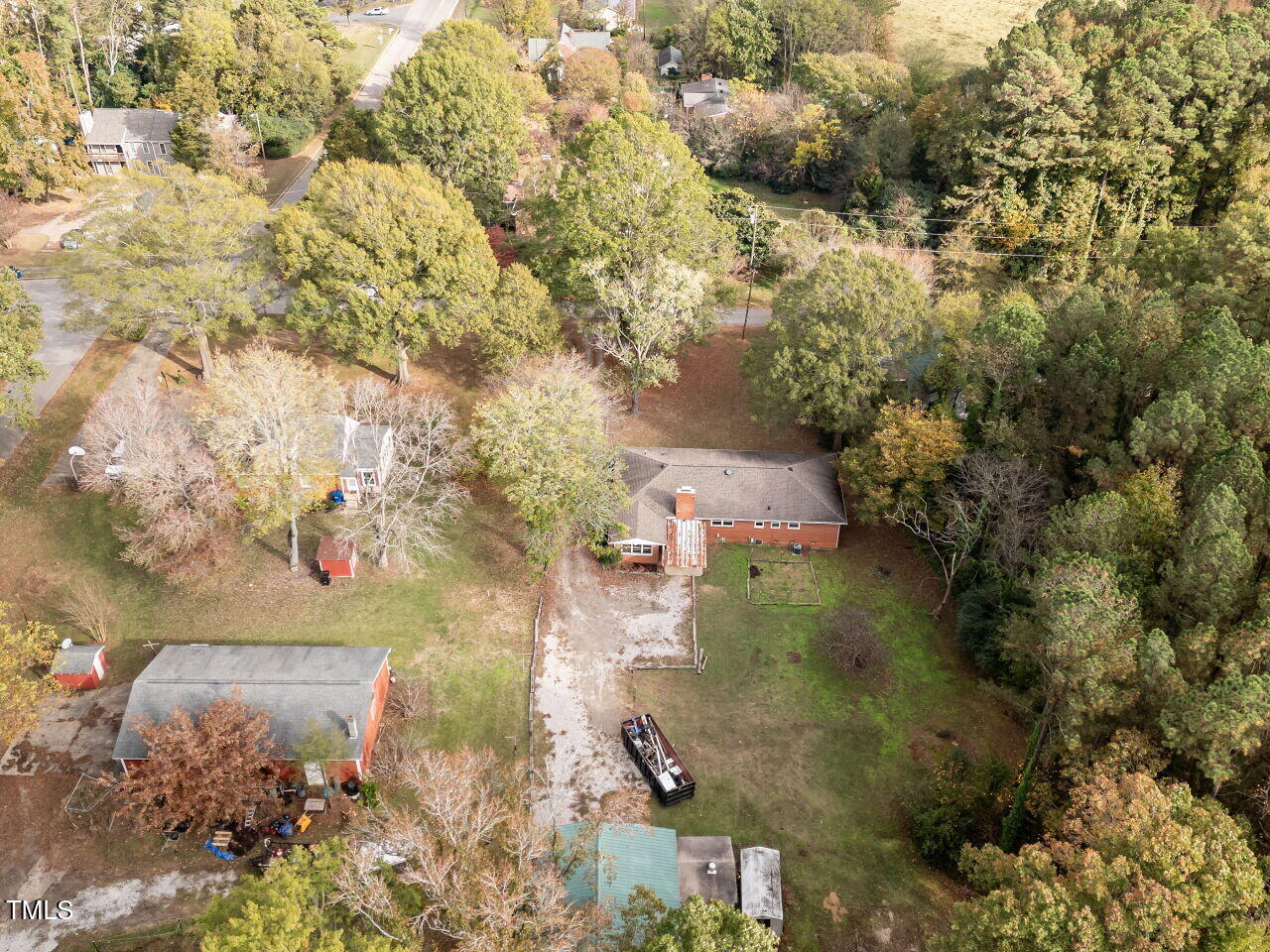 511 Strother Road Raleigh, NC 27606 - Photo 40 of 42 Aerial of Property