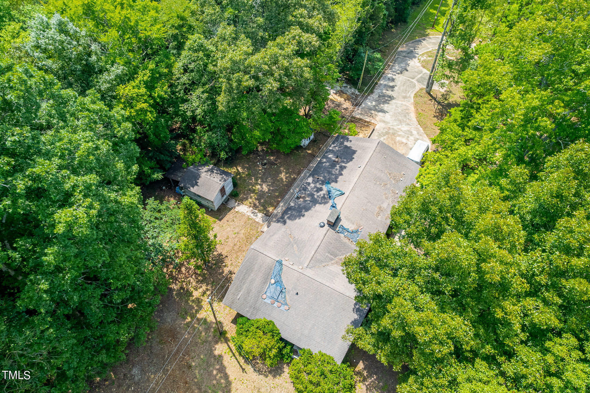 1875 Wilson Road Bennett, NC 27208 - Photo 38 of 70 an aerial view of a house with a yard