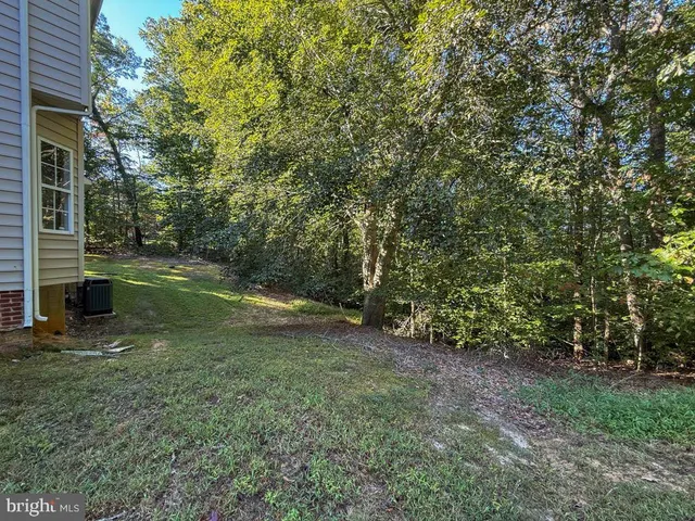 a view of a green yard