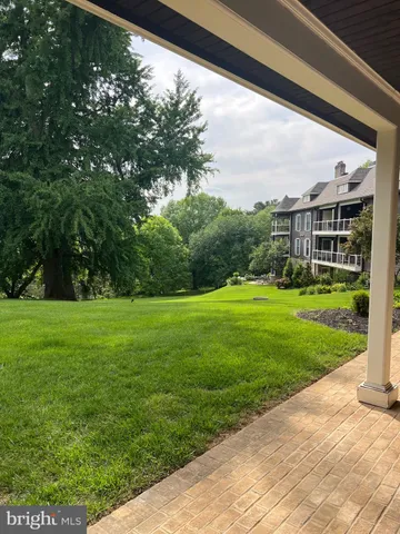 a view of outdoor space with garden