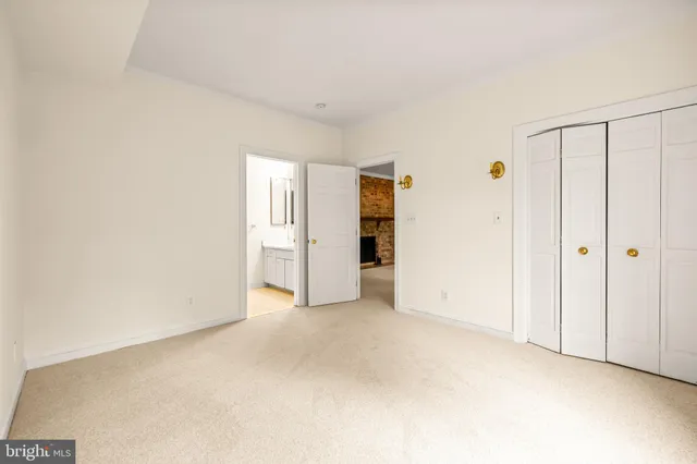 a view of an empty room