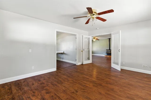 wooden floor in an empty room