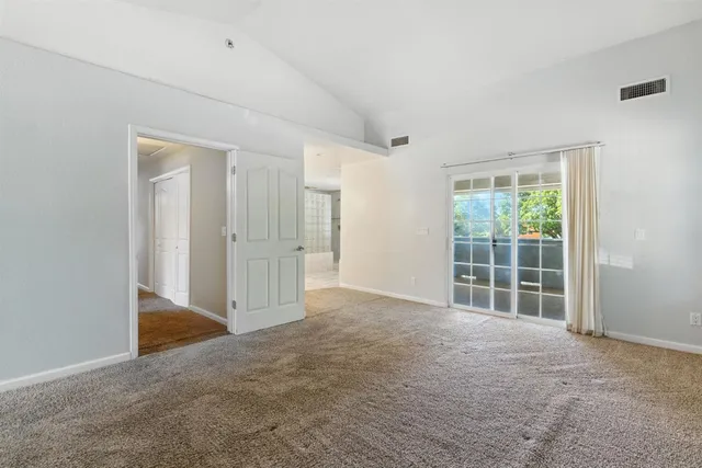 a view of empty room