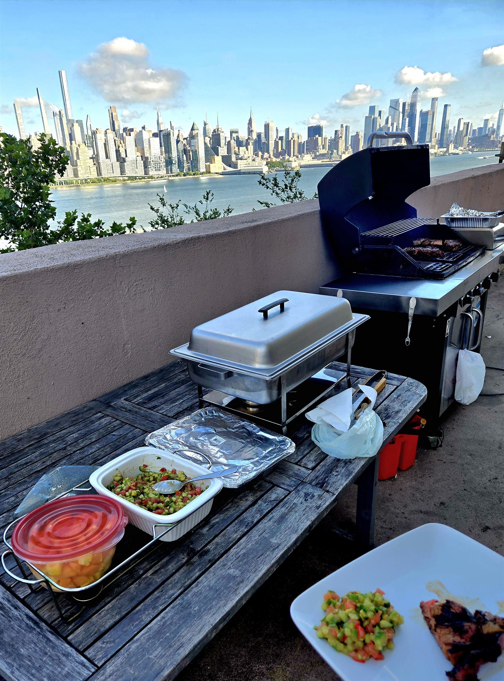 6600 Boulevard East, Unit 15D West New York, NJ 07093 - Photo 16 of 29 a view of swimming pool with seating area