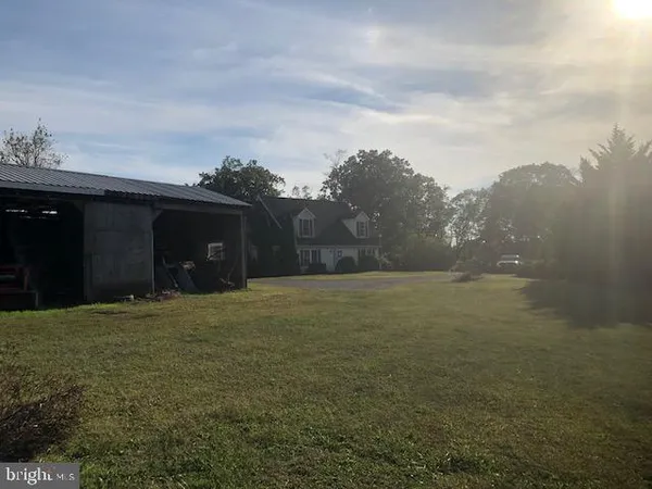 a backyard of a house